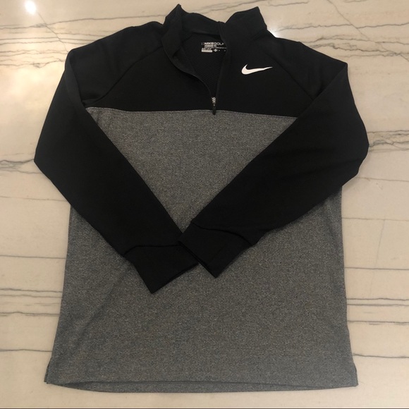 Nike Other - Men’s Nike Quarter Zip Black and Gray